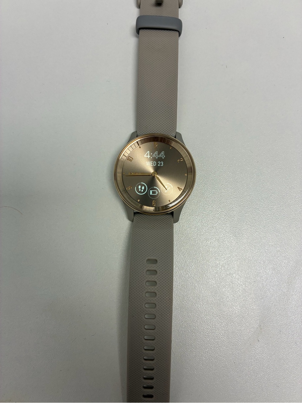 Garmin Trend Hybrid Smartwatch - French Grey/Gold